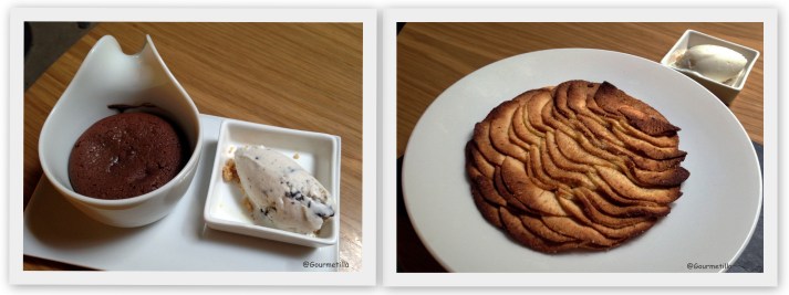 Coulant y Tarta manzana