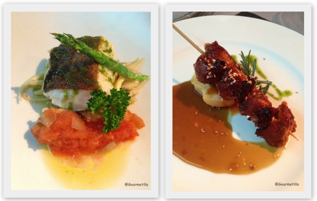 Skrei y brocheta secreto
